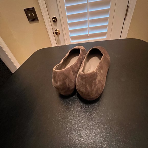 Eileen Fisher size 7 green slipon suede flats shoes - Picture 11 of 11